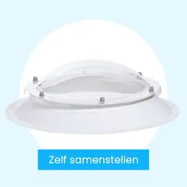 Lichtkoepel Rond set vast zelf samenstellen