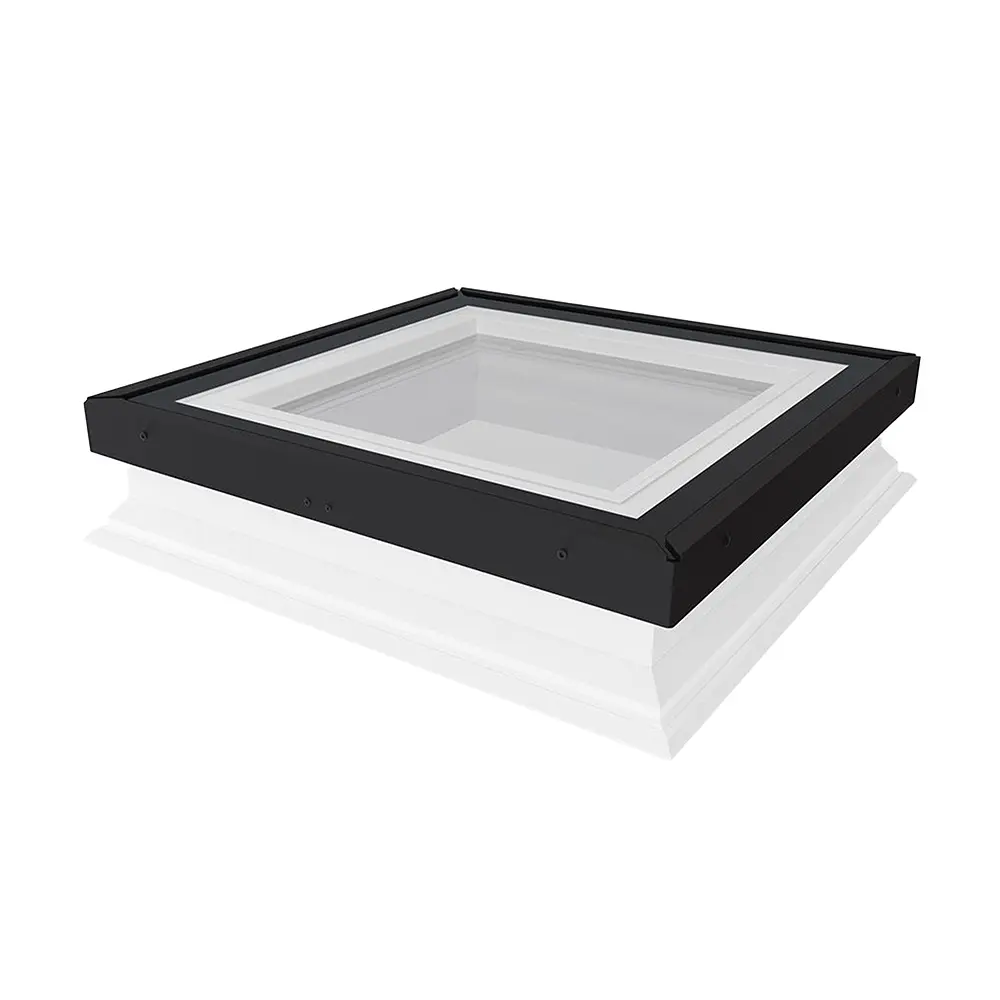 Fakro DXG P2 vlakke lichtkoepel met HR++ glas en vaste opstand