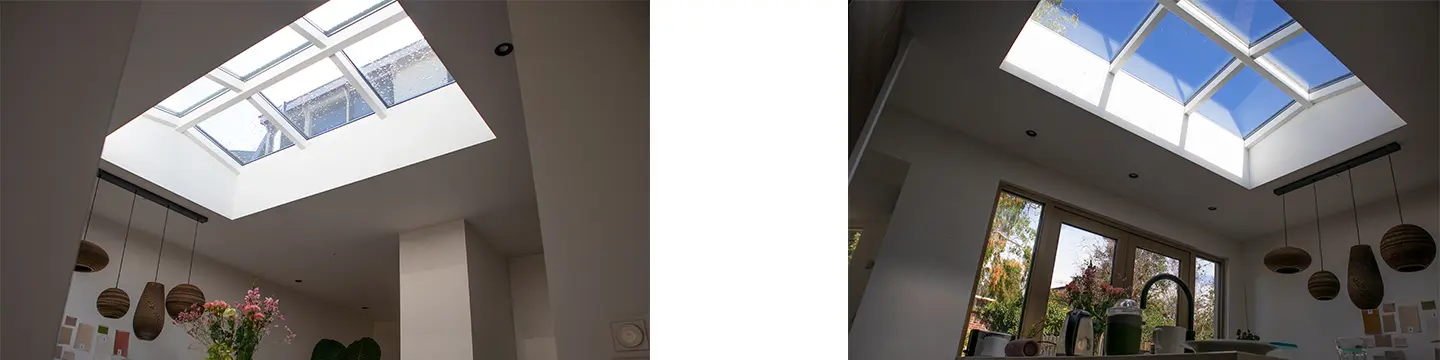 Lichtstraat zadeldak onderkant