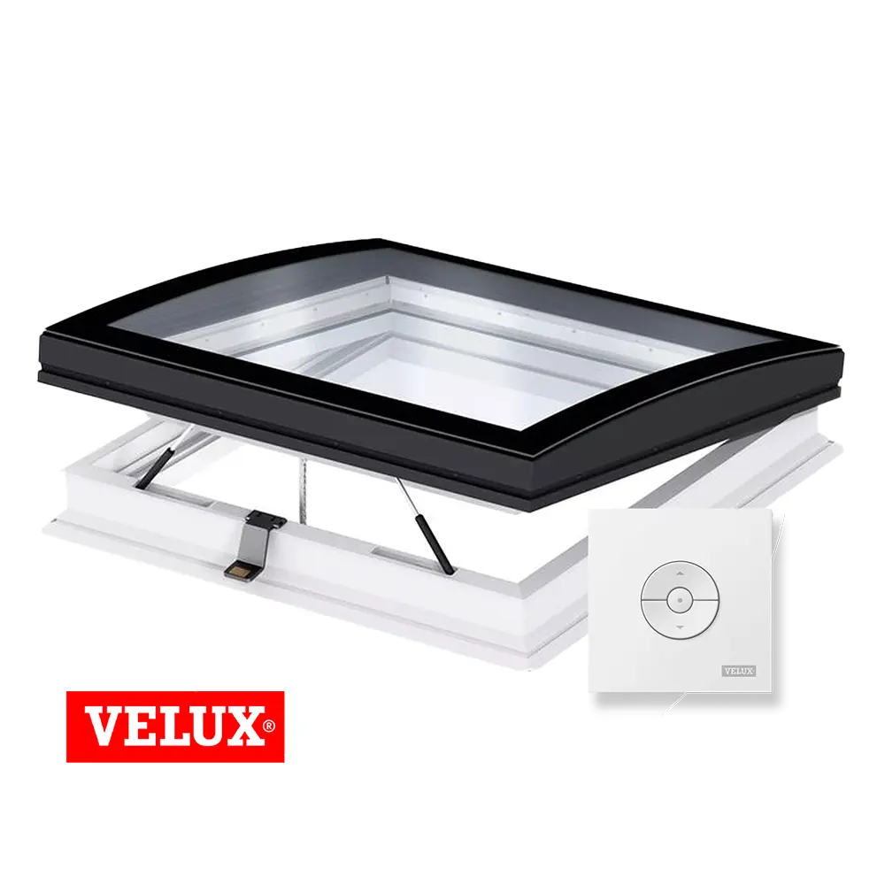 Velux ISD 1093 CVU lichtkoepel met gebogen glas en strakke afwerking