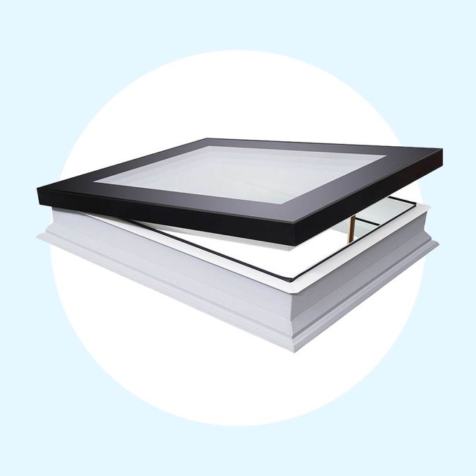 Fakro Platdakraam handmatige opening 60x60 DMF DU6 PK