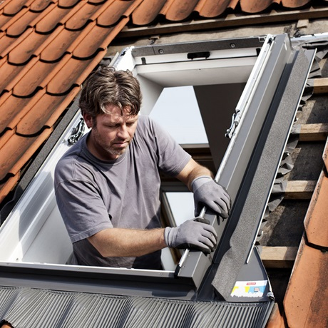 VELUX gootstuk montage